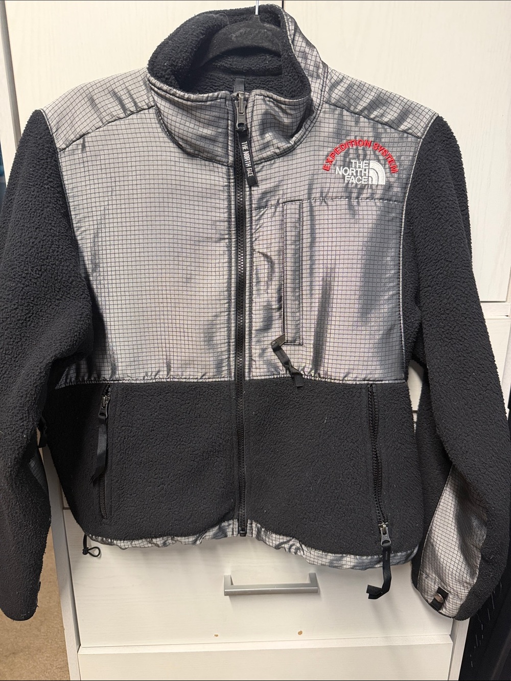 The North Face Black and Gray Women's Retro Denali